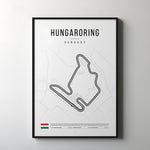 Load image into Gallery viewer, Hungary Formula 1 Poster | Danube Drive: Hungarian Beauty in Budapest