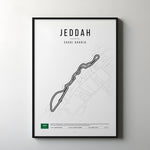 Load image into Gallery viewer, Saudi Arabia Formula 1 Poster | Drive along the Saudi Arabian Coast in Jeddah!