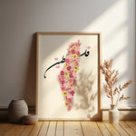 Load image into Gallery viewer, Palestine Plakat | Roser Plakat | Blomster plakat