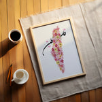 Load image into Gallery viewer, Palestine Plakat | Roser Plakat | Blomster plakat