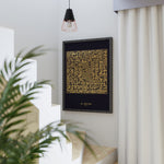 Laden Sie das Bild in den Galerie-Viewer, Surat Al Fatiha Plakat | Kufi Art Design | Islamisk Plakater