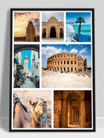 Load image into Gallery viewer, Tunesien Plakater | Oplev Tunesisk Kultur gennem Unikke Plakater: Tunesiske Døre, Koranvers og Landets Skatte i Kunstværker fra Tunesien - Plakater til dit Hjem