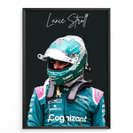 Load image into Gallery viewer, Lance Stroll F1 Poster | Unique Design on 20+ International Tracks
