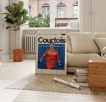 Load image into Gallery viewer, Fodbold plakat | Fodbold plakater | Thibaut Courtois Fodboldplakat | Perfekt til Den Ægte Fodbold Fan | Plakaty.dk
