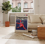 Load image into Gallery viewer, Fodbold plakat | Fodbold plakater | Antoine Griezmann Fodboldplakat | Perfekt til Den Ægte Fodbold Fan | Plakaty.dk
