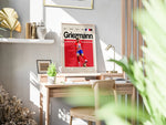 Load image into Gallery viewer, Fodbold plakat | Fodbold plakater | Antoine Griezmann Fodboldplakat | Perfekt til Den Ægte Fodbold Fan | Plakaty.dk

