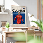 Load image into Gallery viewer, Fodbold plakat | Fodbold plakater | Thibaut Courtois Fodboldplakat | Perfekt til Den Ægte Fodbold Fan | Plakaty.dk

