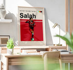 Load image into Gallery viewer, Fodbold plakat | Fodbold plakater | Mohamed Salah Fodboldplakat | Perfekt til Den Ægte Fodbold Fan | Plakaty.dk
