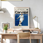 Load image into Gallery viewer, Fodbold plakat | Fodbold plakater | Dani Carvajal Fodboldplakat | Perfekt til Den Ægte Fodbold Fan | Plakaty.dk
