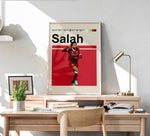 Load image into Gallery viewer, Fodbold plakat | Fodbold plakater | Mohamed Salah Fodboldplakat | Perfekt til Den Ægte Fodbold Fan | Plakaty.dk
