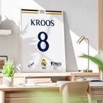 Load image into Gallery viewer, Fodbold plakat | Fodbold plakater | Toni Kroos Fodboldplakat | Perfekt til Den Ægte Fodbold Fan | Plakaty.dk
