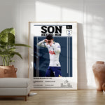 Load image into Gallery viewer, Fodbold plakat | Fodbold plakater | Son Heung-min Fodbold Spiller Plakat | Ideel til Passionerede Fans | Plakaty.dk
