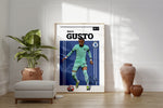 Load image into Gallery viewer, Fodbold plakat | Fodbold plakater | Malo Gusto Fodbold Plakat | Perfekt til Passionerede Fans | Plakaty.dk
