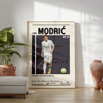 Load image into Gallery viewer, Fodbold plakat | Fodbold plakater | Luka Modric Fodbold Plakat | Perfekt til Passionerede Fans | Plakaty.dk
