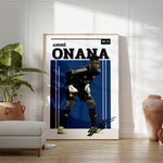 Load image into Gallery viewer, Fodbold plakat | Fodbold plakater | André Onana Fodbold Plakat | Perfekt til Passionerede Fans | Plakaty.dk
