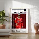 Load image into Gallery viewer, Fodbold plakat | Fodbold plakater | Jamal Musiala Fodbold Plakat | Perfekt til Passionerede Fans | Plakaty.dk

