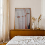 Load image into Gallery viewer, Plakat med surfbrætter | Sommer og Strand Plakater | Denne plakat viser flere surfbrætter opstillet lodret i forskellige pastelfarver som hvid, pink og grøn. Perfekt til surf- og strandelskere.

