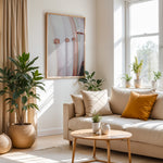 Load image into Gallery viewer, Plakat med surfbrætter | Sommer og Strand Plakater | Denne plakat viser flere surfbrætter opstillet lodret i forskellige pastelfarver som hvid, pink og grøn. Perfekt til surf- og strandelskere.
