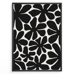Load image into Gallery viewer, Bold Botanica Plakat | Matisse Poster | Sort-hvid kunst med store, ekspressive blomster
