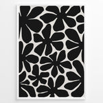 Load image into Gallery viewer, Bold Botanica Plakat | Matisse Poster | Sort-hvid kunst med store, ekspressive blomster
