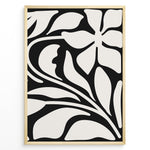 Load image into Gallery viewer, Flow Botanica Plakat | Matisse Poster | Organisk blomstermotiv i sort-hvid
