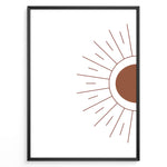 Load image into Gallery viewer, Radiant Horizon Art Plakat | Boho Art Poster | Boho Plakater
