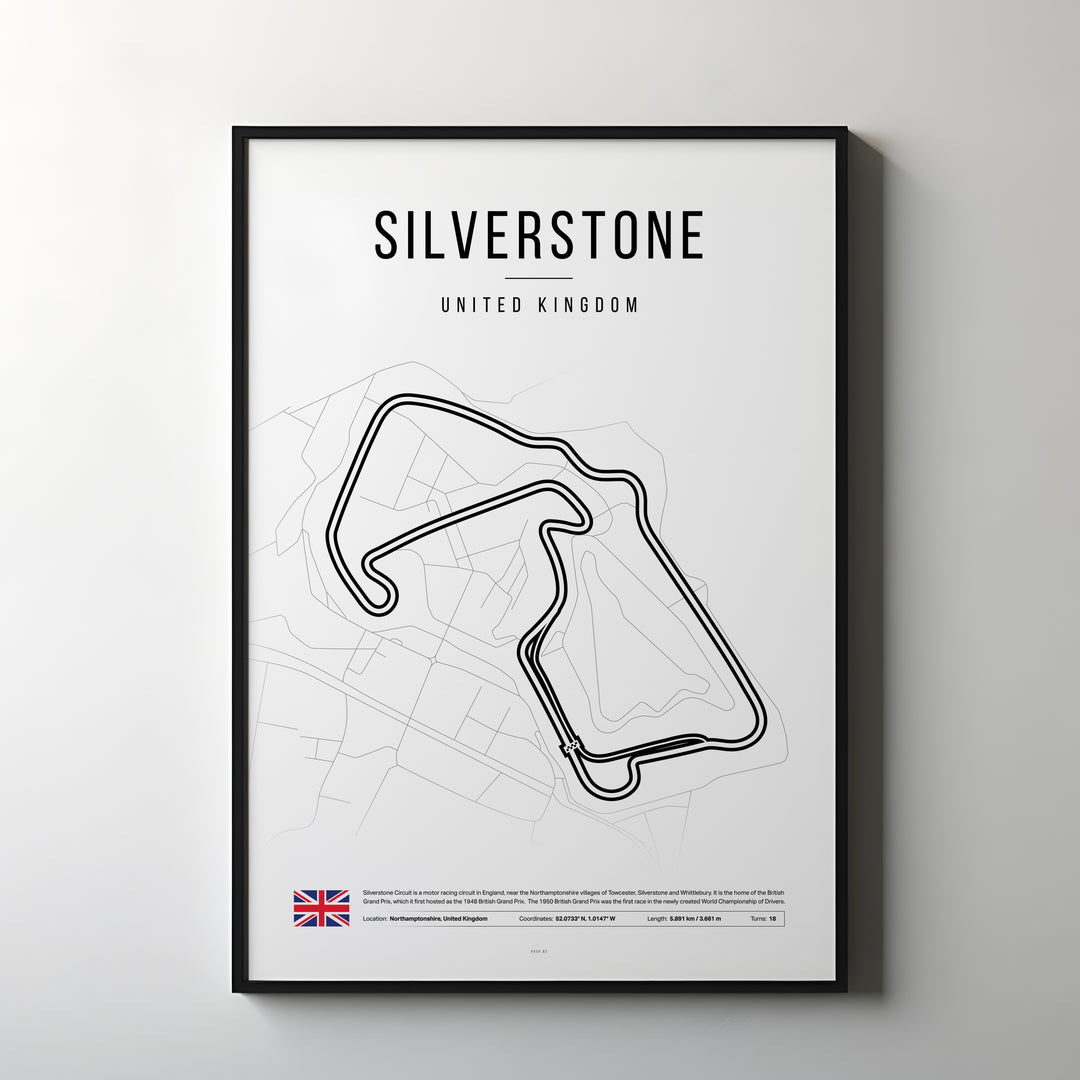 United Kingdom Formula 1 Poster | British Thunder at Silverstone