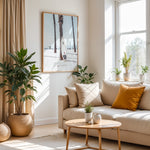 Load image into Gallery viewer, Poster with surfboard by palm tree | Summer and Beach Posters
