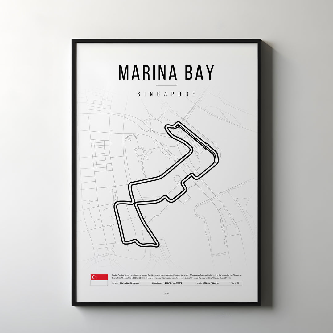 Singapore Formula 1 Poster | Nighttime Spectacle in Singapore