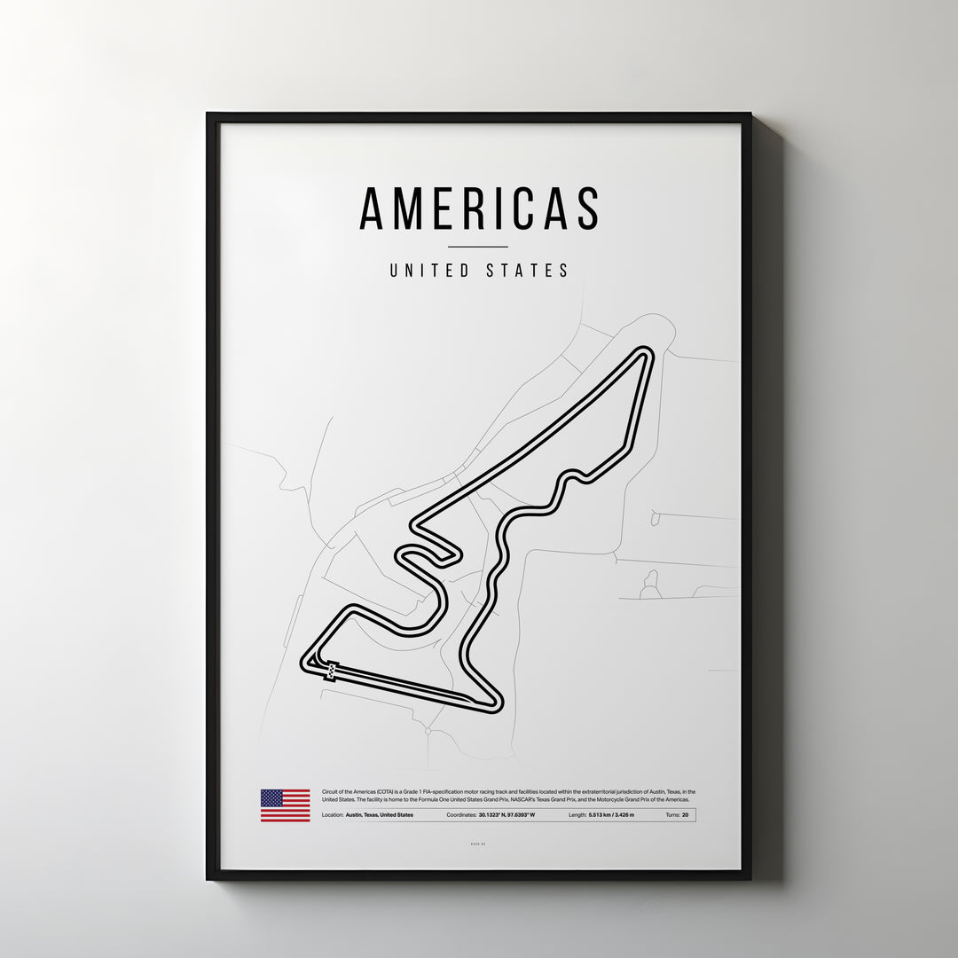 USA Formula 1 Poster | Lone Star Charm in Austin