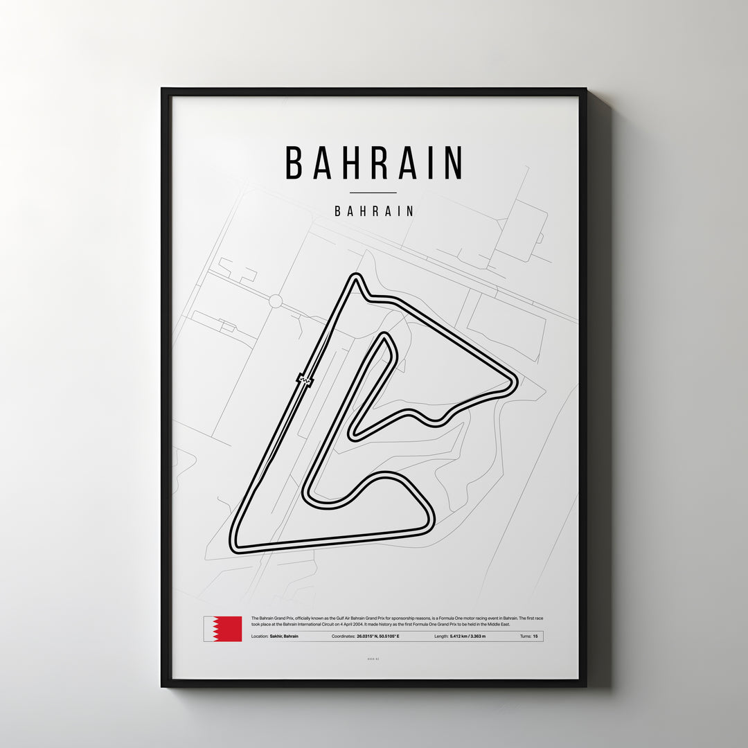 Bahrain Formula 1 Poster | Conquer the Magic of the Desert with the Roar of Sakhir