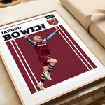 Load image into Gallery viewer, Fodbold plakat | Fodbold plakater | Jarrod Bowen Fodbold Plakat | Perfekt til Passionerede Fans | Plakaty.dk
