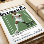 Load image into Gallery viewer, Fodbold plakat | Fodbold plakater | Jude Bellingham Fodbold Spiller Plakat | Ideel til Den Ægte Fan | Plakaty.dk

