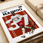 Load image into Gallery viewer, Fodbold plakat | Fodbold plakater | Kobbie Mainoo Fodbold Plakat | En Must-Have for Ægte Fans | Plakaty.dk
