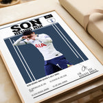 Load image into Gallery viewer, Fodbold plakat | Fodbold plakater | Son Heung-min Fodbold Spiller Plakat | Ideel til Passionerede Fans | Plakaty.dk

