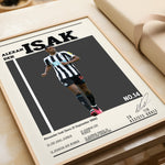Load image into Gallery viewer, Fodbold plakat | Fodbold plakater | Alexander Isak Fodbold Spiller Plakat | Perfekt til Dedikerede Fans | Plakaty.dk
