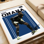 Load image into Gallery viewer, Fodbold plakat | Fodbold plakater | André Onana Fodbold Plakat | Perfekt til Passionerede Fans | Plakaty.dk
