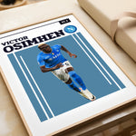 Load image into Gallery viewer, Fodbold plakat | Fodbold plakater | Victor Osimhen Fodbold Plakat | Perfekt til Passionerede Fans | Plakaty.dk
