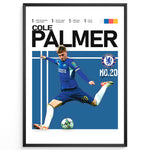 Load image into Gallery viewer, Fodbold plakat | Fodbold plakater | Cole Palmer Fodbold Plakat | Perfekt til Den Ægte Fan | Plakaty.dk
