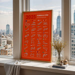 Load image into Gallery viewer, F1 Plakat | F1 Kalender Plakater 2025 | Formel 1 Race Tracking Map | Perfekt til Den Ægte Fan | Plakaty.dk
