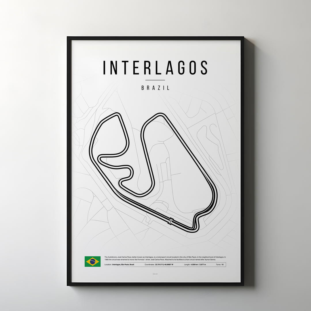Brazil Formula 1 Poster | Samba Speed in Sao Paulo