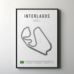 Load image into Gallery viewer, Brazil Formula 1 Poster | Samba Speed in Sao Paulo

