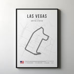 Load image into Gallery viewer, Las Vegas Formula 1 Poster | Neon Rush in Las Vegas
