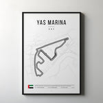 Load image into Gallery viewer, Abu Dhabi Formel 1 Plakat | Twilight Oasis | Yas Marina Circuit | Dynamisk Motorsport Kunst | Plakaty.dk
