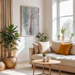 Load image into Gallery viewer, Plakat med strandscene | Sommer og Strand Plakater | Denne plakat viser et luftfoto af en strand med folk, der nyder vandet og sandet. Perfekt til dem, der elsker strandliv.
