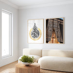 Load image into Gallery viewer, 2x Kaaba &amp; Ayat Al-Kursi | Scandinavian Abstraction / Abstract
