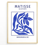 Load image into Gallery viewer, Classic Cut-Outs Plakat | Matisse Poster | Blå abstrakte former i ikonisk Matisse-stil
