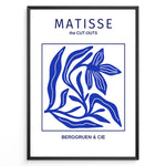 Load image into Gallery viewer, Classic Cut-Outs Plakat | Matisse Poster | Blå abstrakte former i ikonisk Matisse-stil
