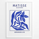 Load image into Gallery viewer, Classic Cut-Outs Plakat | Matisse Poster | Blå abstrakte former i ikonisk Matisse-stil
