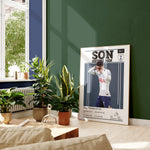 Load image into Gallery viewer, Fodbold plakat | Fodbold plakater | Son Heung-min Fodbold Spiller Plakat | Ideel til Passionerede Fans | Plakaty.dk
